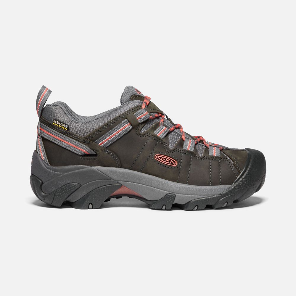 Zapatos de Seguridad Keen Mexico Negros Marrom - Mujer Targhee Ii Waterproof - KI8760392